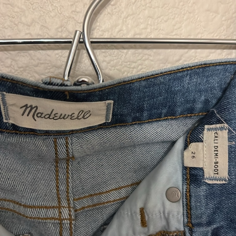 Madewell Jeans. Cali Demi Boot. Size 26.
